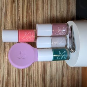 4 like new Olive & June polishes + poppy